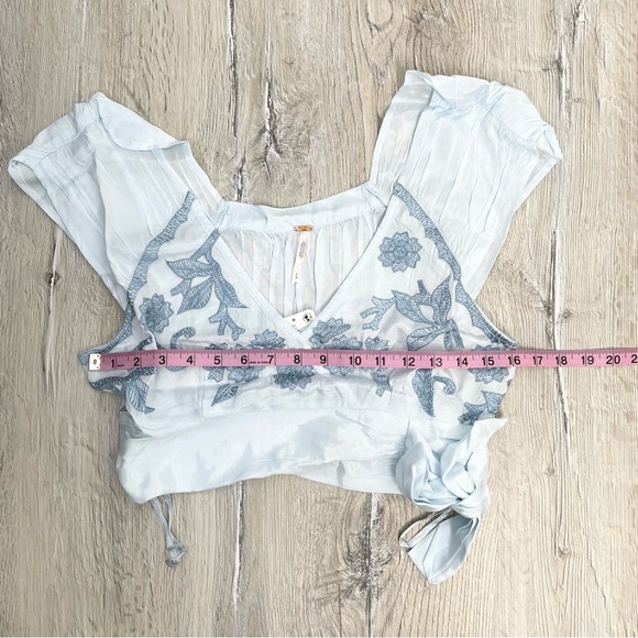 Free People Sahara Embroidered Crop Top - Picture 9 of 10